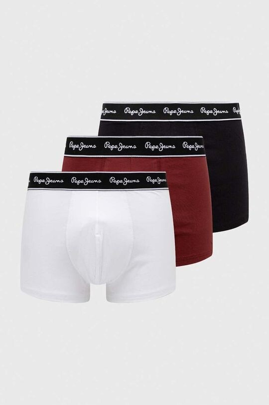 

Комплект из трех боксеров Pepe Jeans, красный