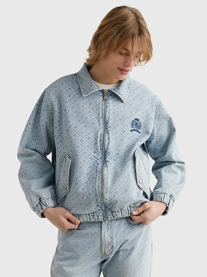 

Джинсовая куртка с монограммой Tommy Hilfiger