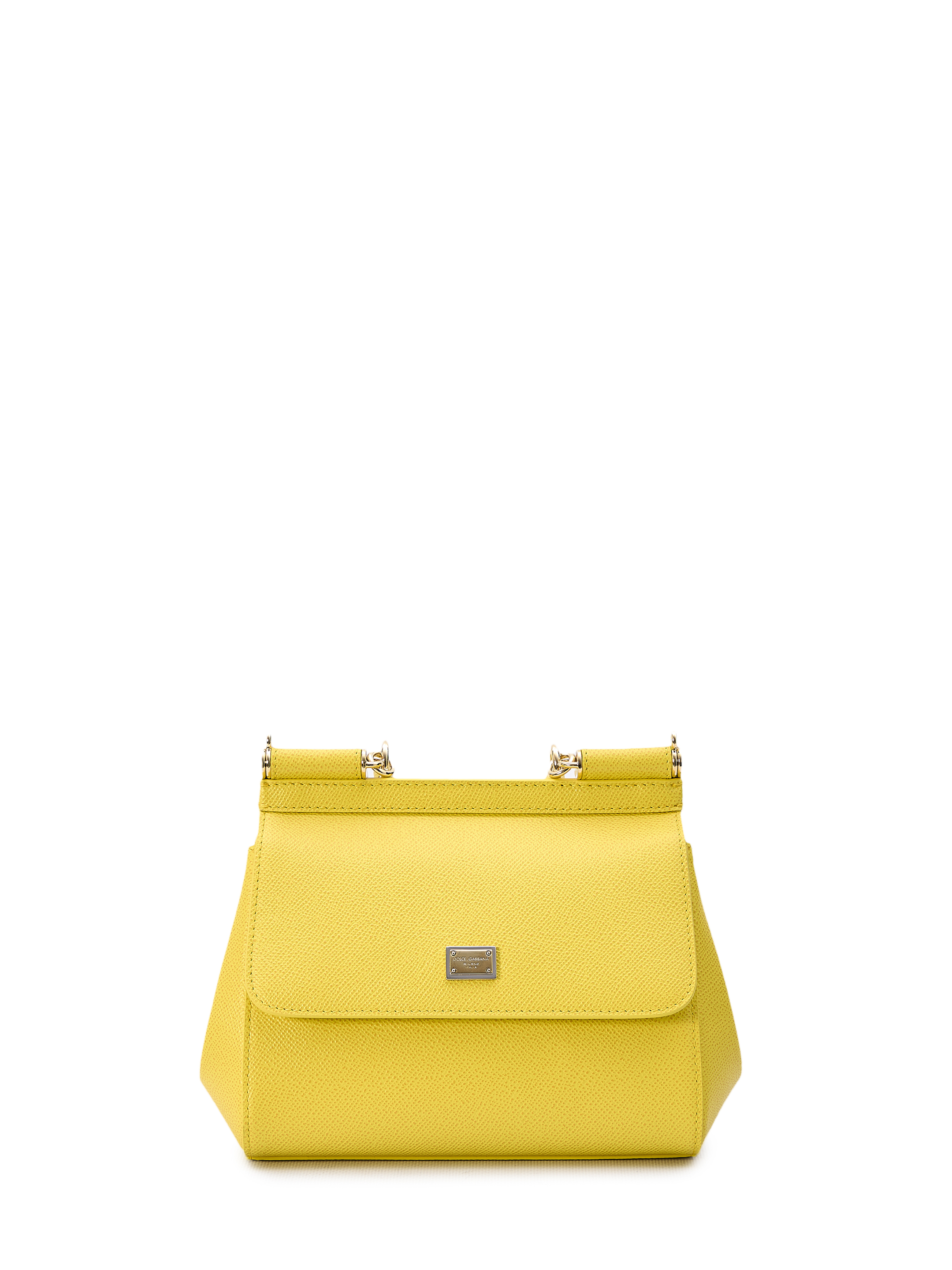 Сумка Dolce&Gabbana Small Sicily, желтый дорожная сумка с одним отделением и съемным ремнем blackwood albion black