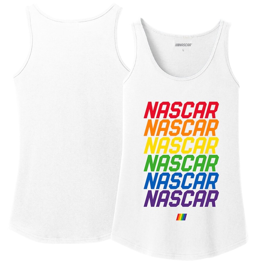 

Топ Checkered Flag Sports Nascar Merchandise, белый