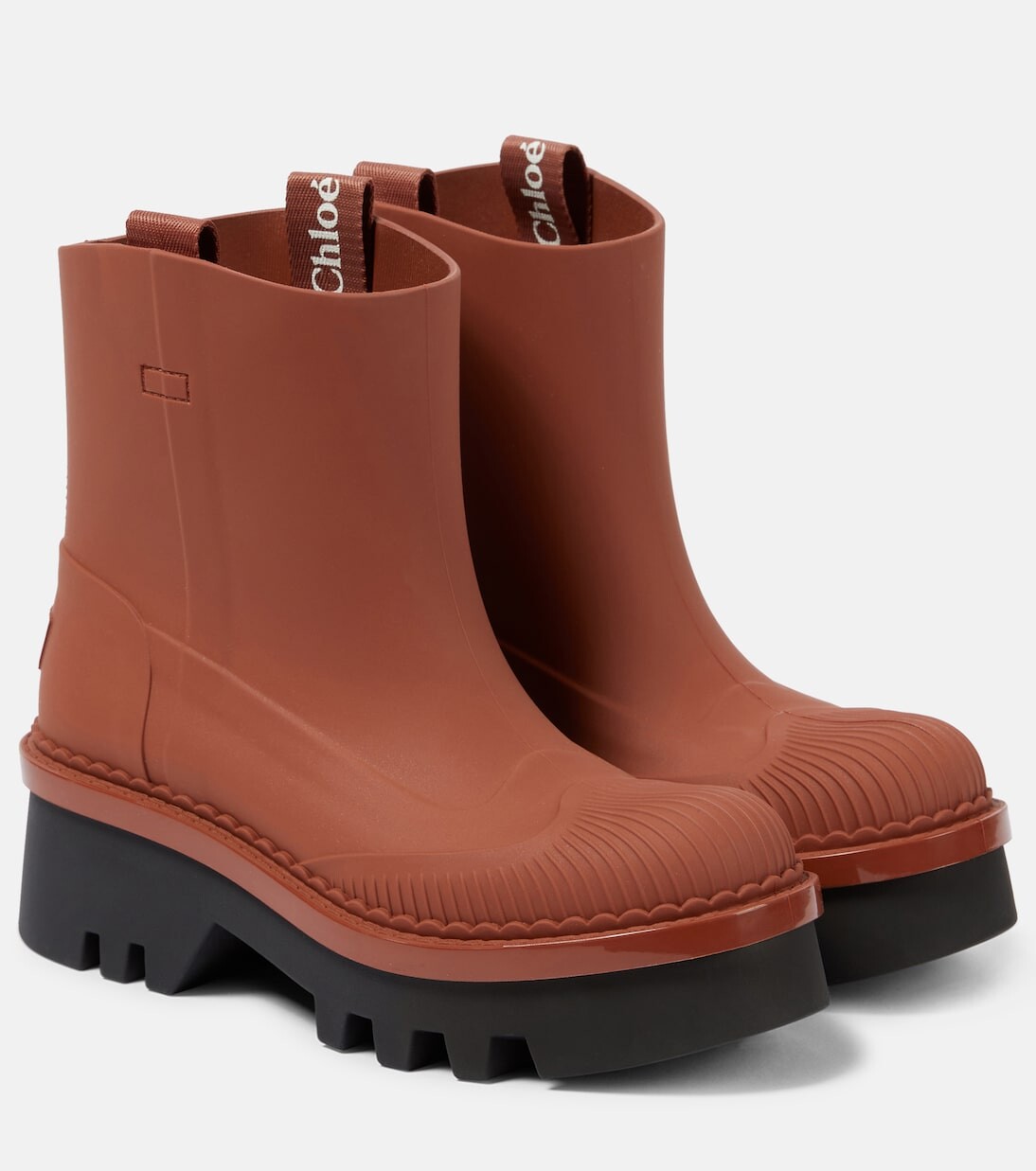 

Резиновые сапоги raina Chloé, коричневый