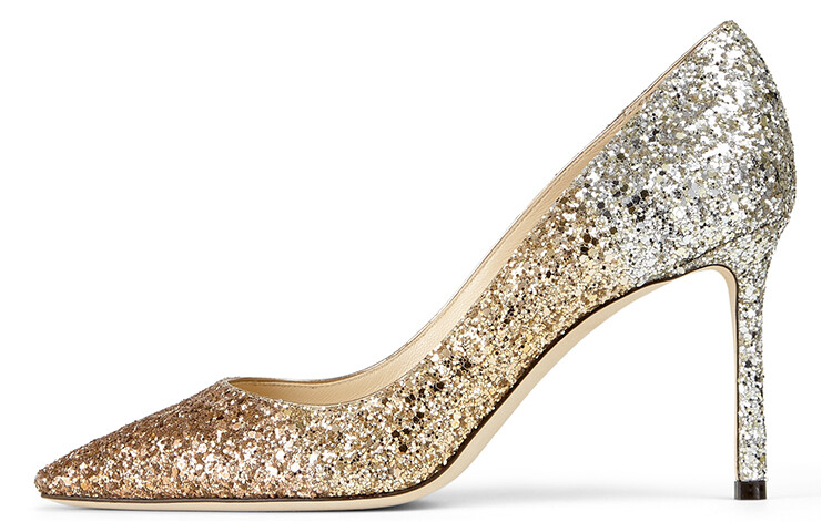 

Jimmy Choo Romy 85 каблуки Wmns Gold Pink