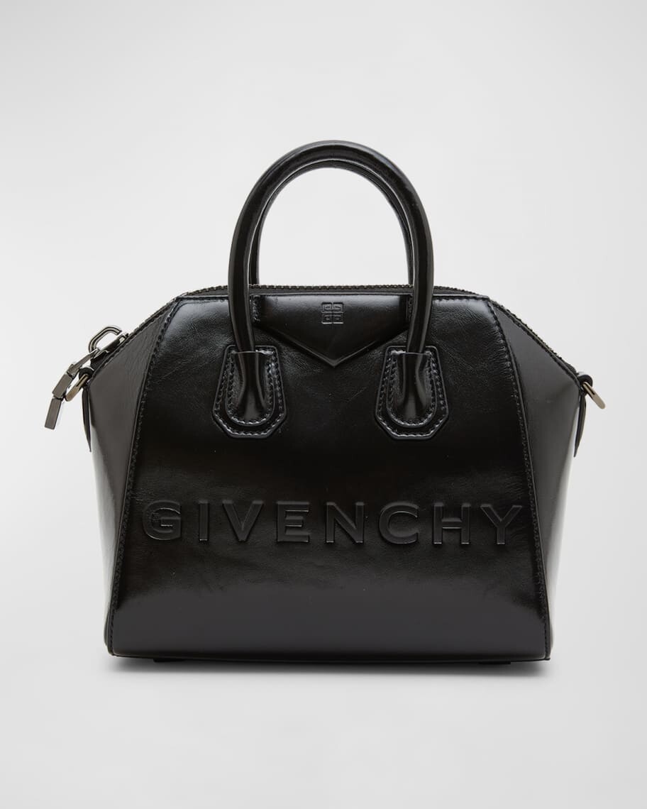 

Сумка Mini Antigona с верхней ручкой из кожи Givenchy