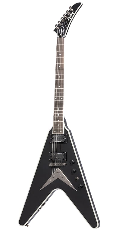 Электрогитара Epiphone Dave Mustaine Flying V 2023 - Black Metallic