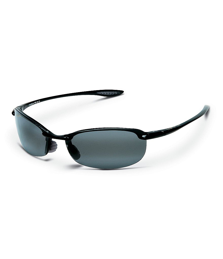 Солнцезащитные очки Maui Jim Makaha PolarizedPlus2 без оправы, 64 мм, черный