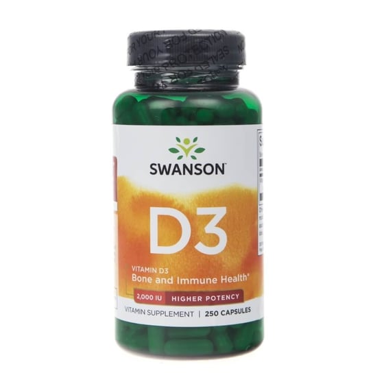 Биологически активная добавка Витамин D3 Swanson, 250 капсул