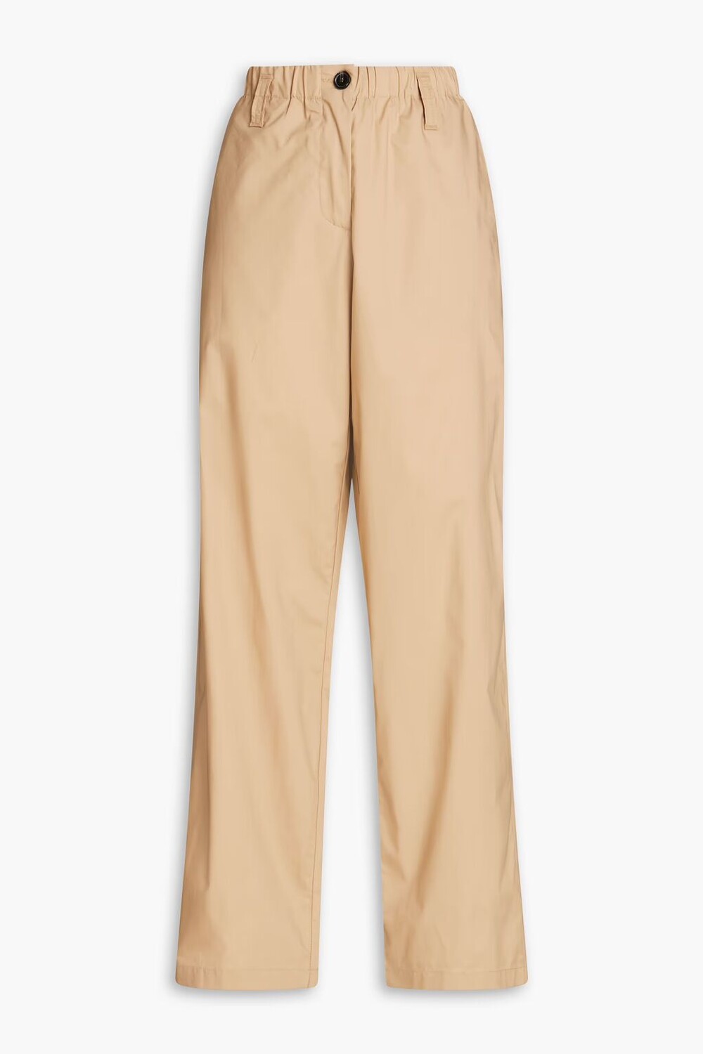 

Широкие брюки из хлопково-поплина Msgm, бежевый