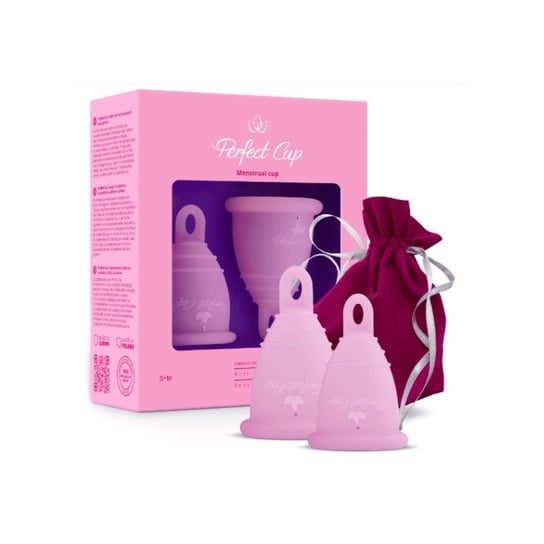 Менструальная чаша Perfect Cup Темно-розовая S-M 2 шт.
