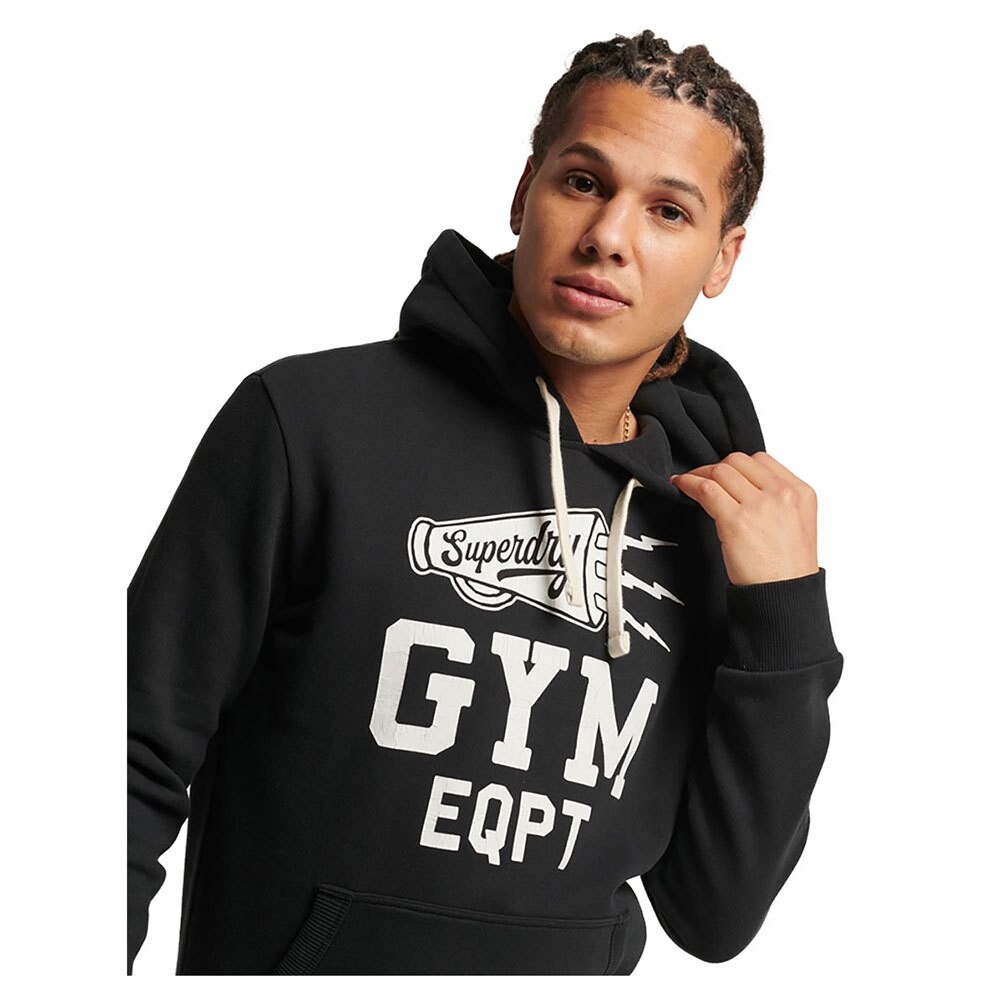

Худи Superdry Vintage Athletic, черный