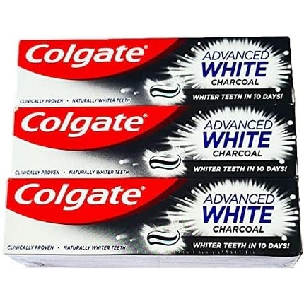 Зубная паста Colgate Advanced с активированным углем, отбеливающая, 75 мл, Generic отбеливающая зубная паста с активированным углем 100 г