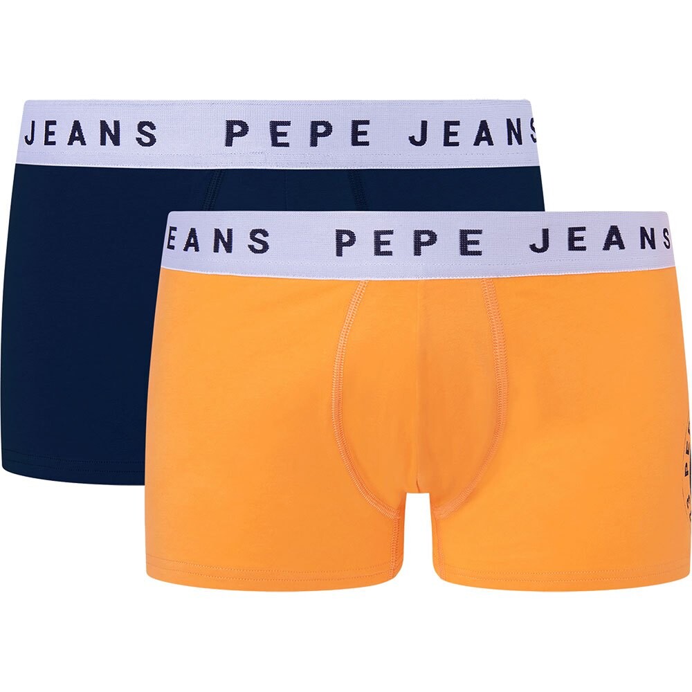 

Трусы Pepe Jeans Solid Trunk 2 шт, разноцветный