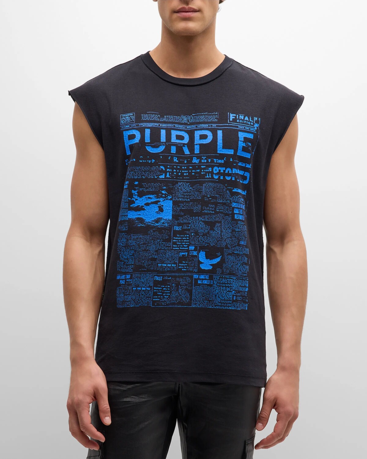 

Мужская майка из фактурного джерси PURPLE, цвет Jersey Sleeveless