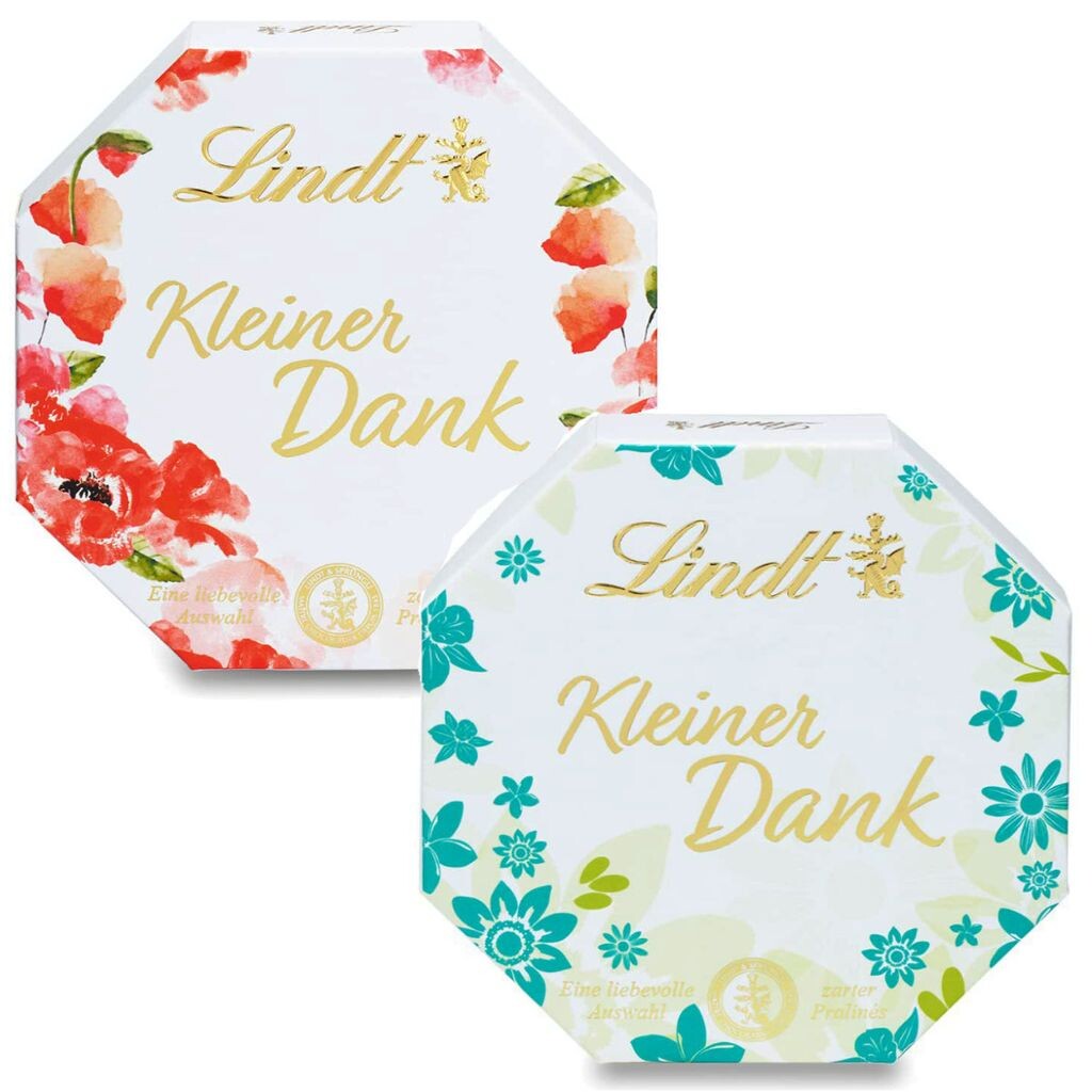 

Смесь пралине Lindt Kleiner Dank в красивой подарочной упаковке 40г