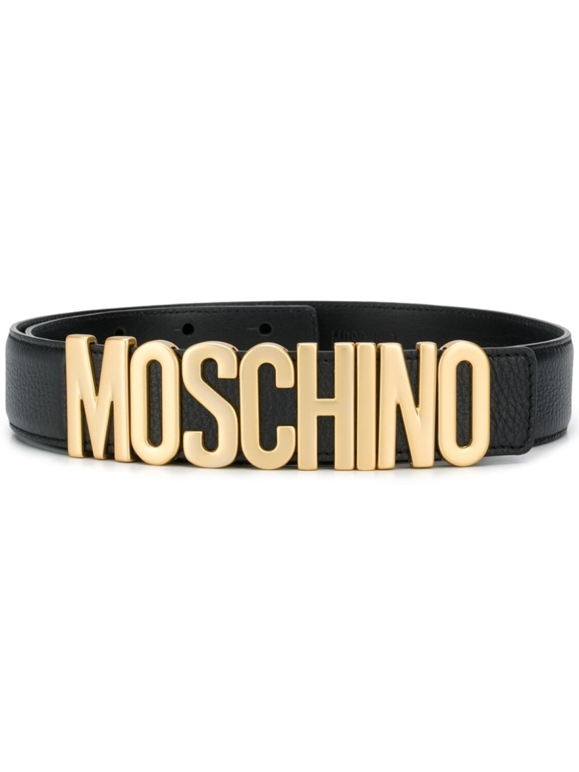 

Moschino ремень с логотипом, черный
