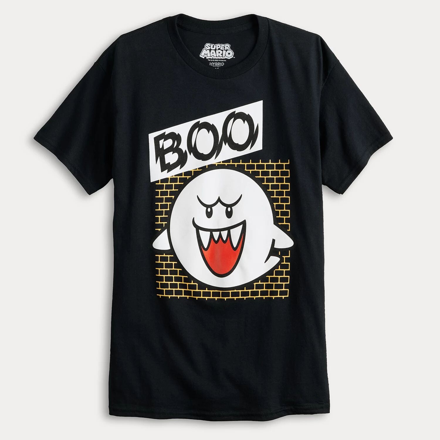 

Мужская футболка с рисунком Nintendo Super Mario Boo Licensed Character