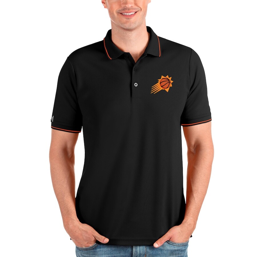 

Поло с коротким рукавом Antigua Phoenix Suns, черный