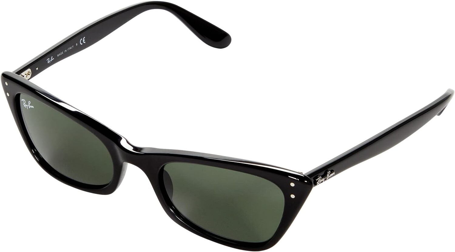 

Солнцезащитные очки 52 mm 0RB2299 Lady Burbank Ray-Ban, цвет Black/Green