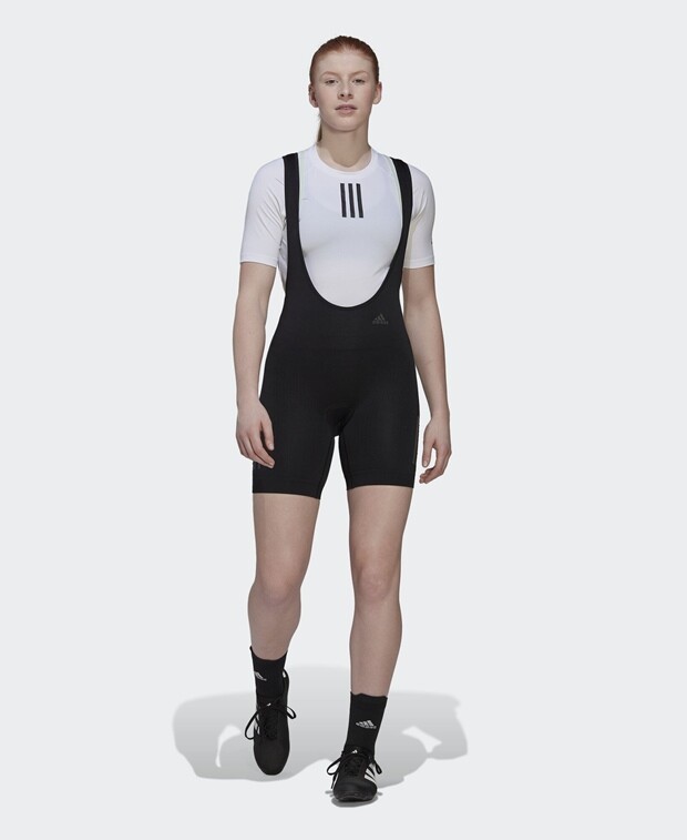 

Шорты с нагрудником и бретельками adidas Performance, черный