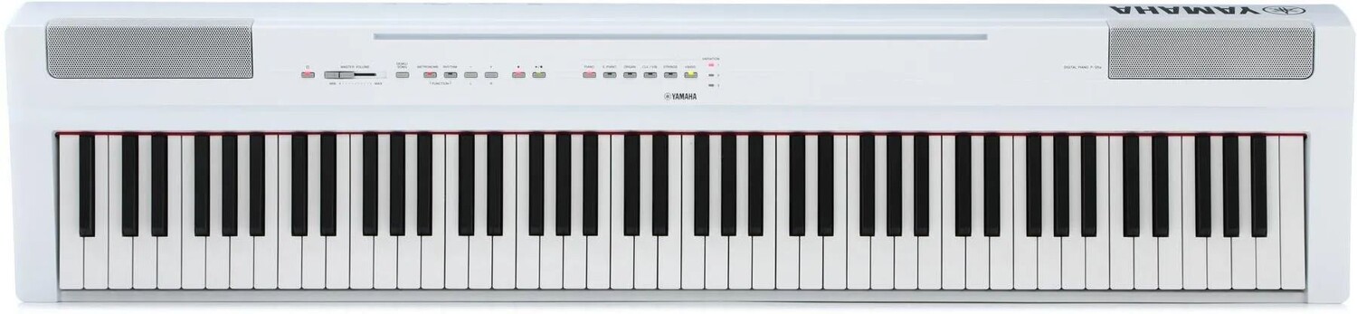 

Цифровое пианино Yamaha P-125a, 88 клавиш, белое