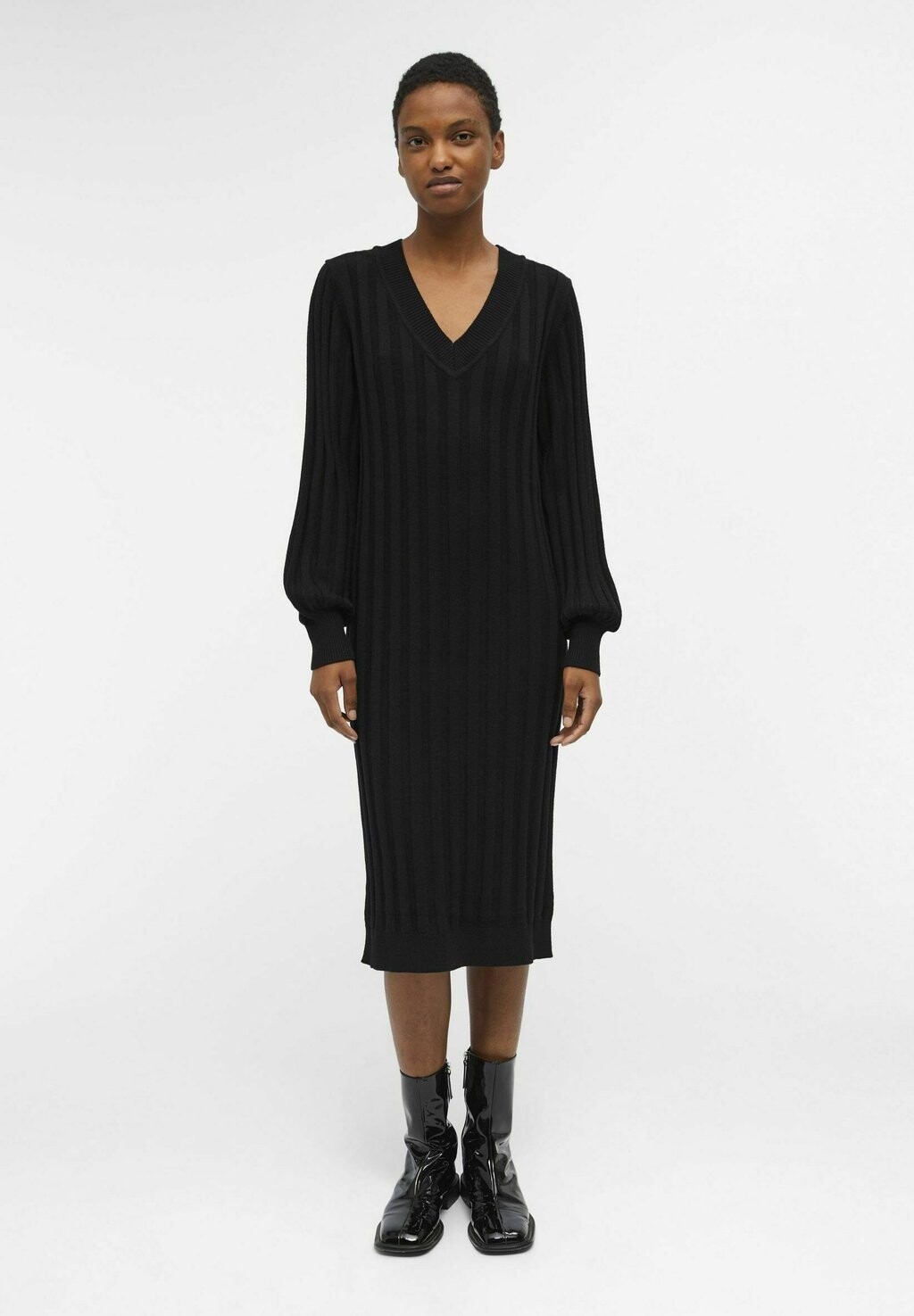 

Платье Object OBJALICE L/S NOOS, черный