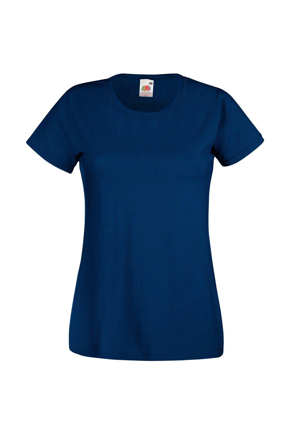 Повседневная футболка с короткими рукавами Value Universal Textiles, синий повседневная футболка value с длинным рукавом universal textiles синий