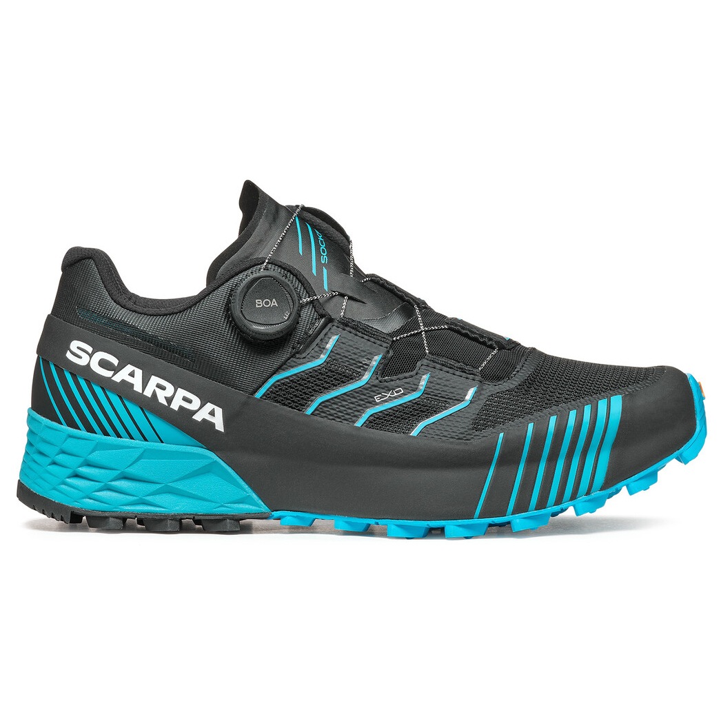 Кроссовки для бега по пересеченной местности Scarpa Ribelle Run Kalibra ST, цвет Black/Azure