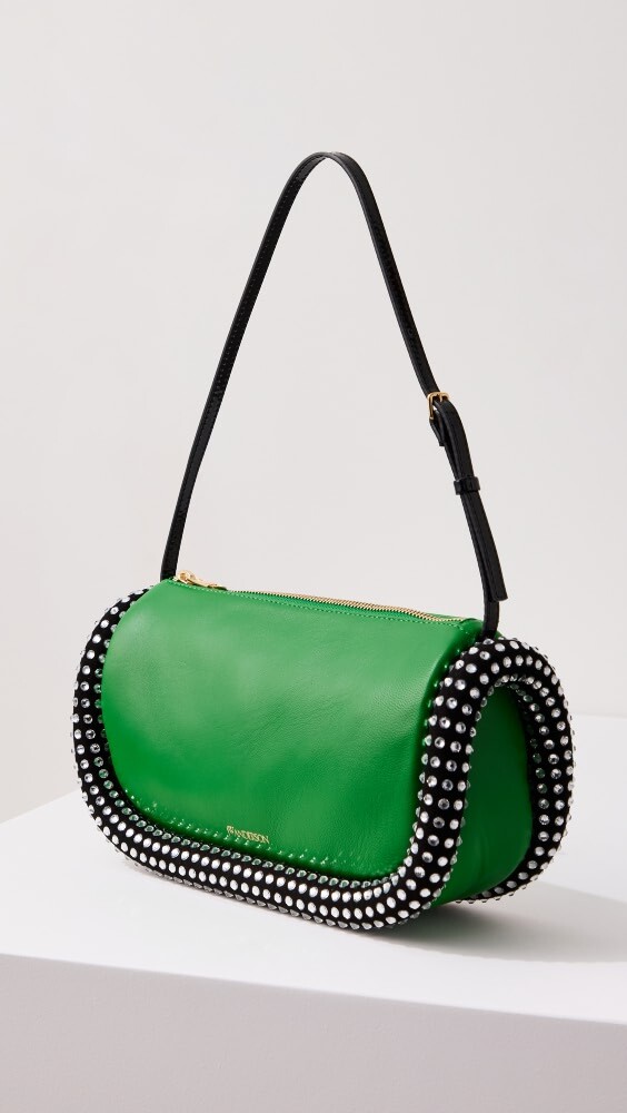 

Сумка через плечо JW Anderson Crystal Bumper, зеленый