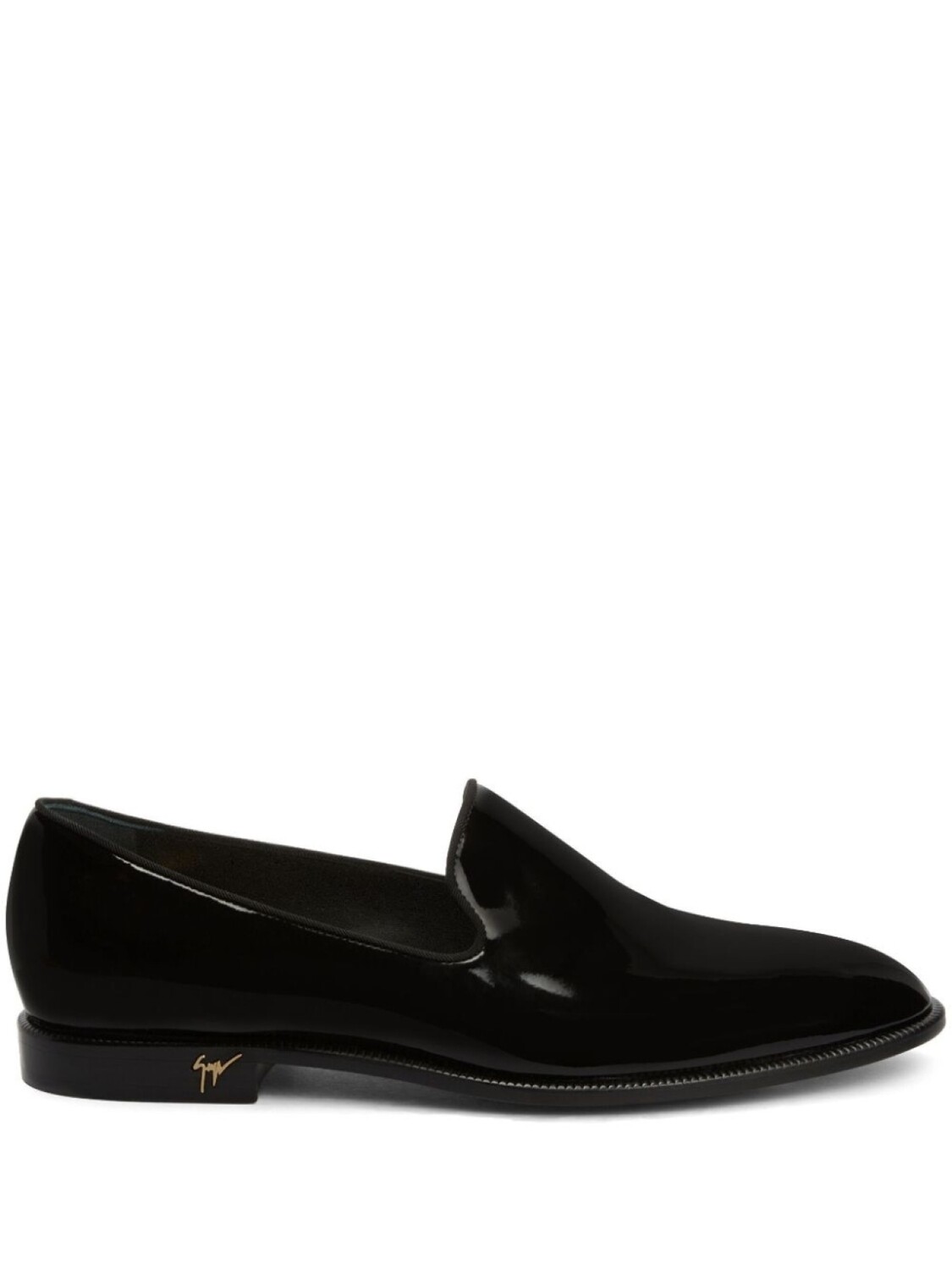 

Giuseppe Zanotti лакированные лоферы Gatien, черный