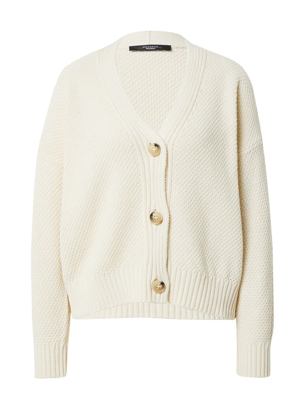 

Вязаный кардиган Weekend Max Mara WALES, натуральный белый
