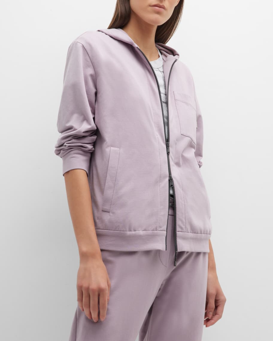 

Хлопковая толстовка на молнии Brunello Cucinelli