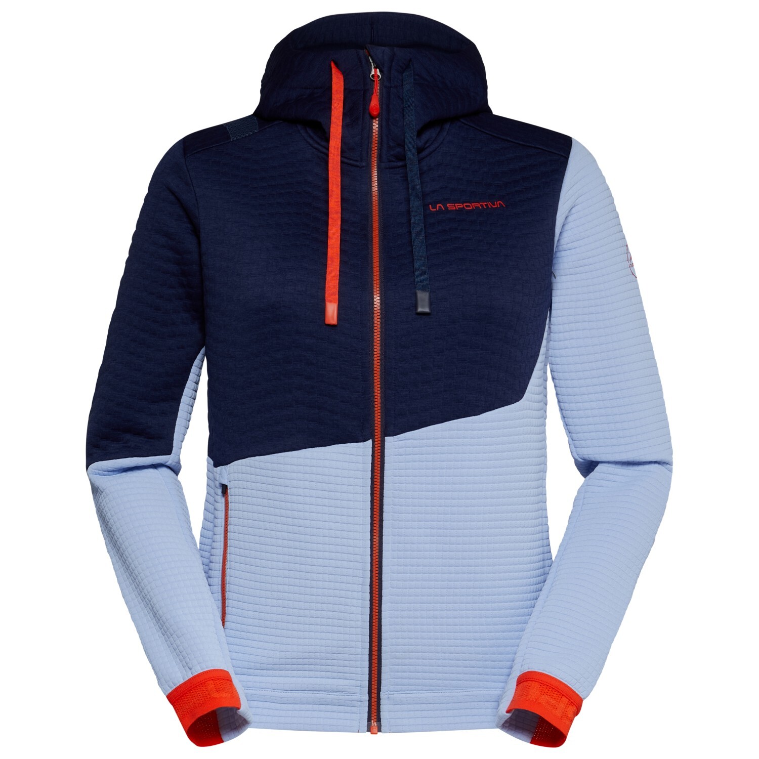

Флисовая жилетка La Sportiva Women's Method Hoody, цвет Stone/Blue/Deep Sea, Красный