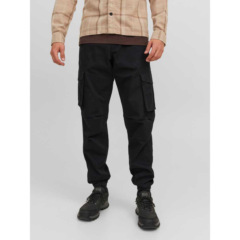 

Брюки Jack & Jones Kane Noah Cuffed Cargo, черный