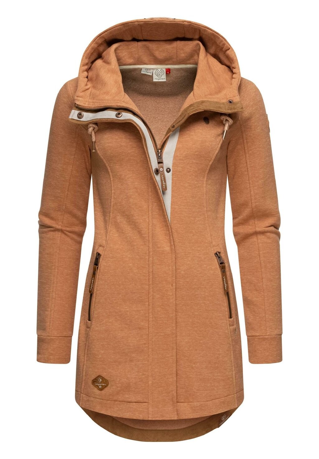 

Толстовка на молнии Ragwear LETTY INTL, цвет dusty rose