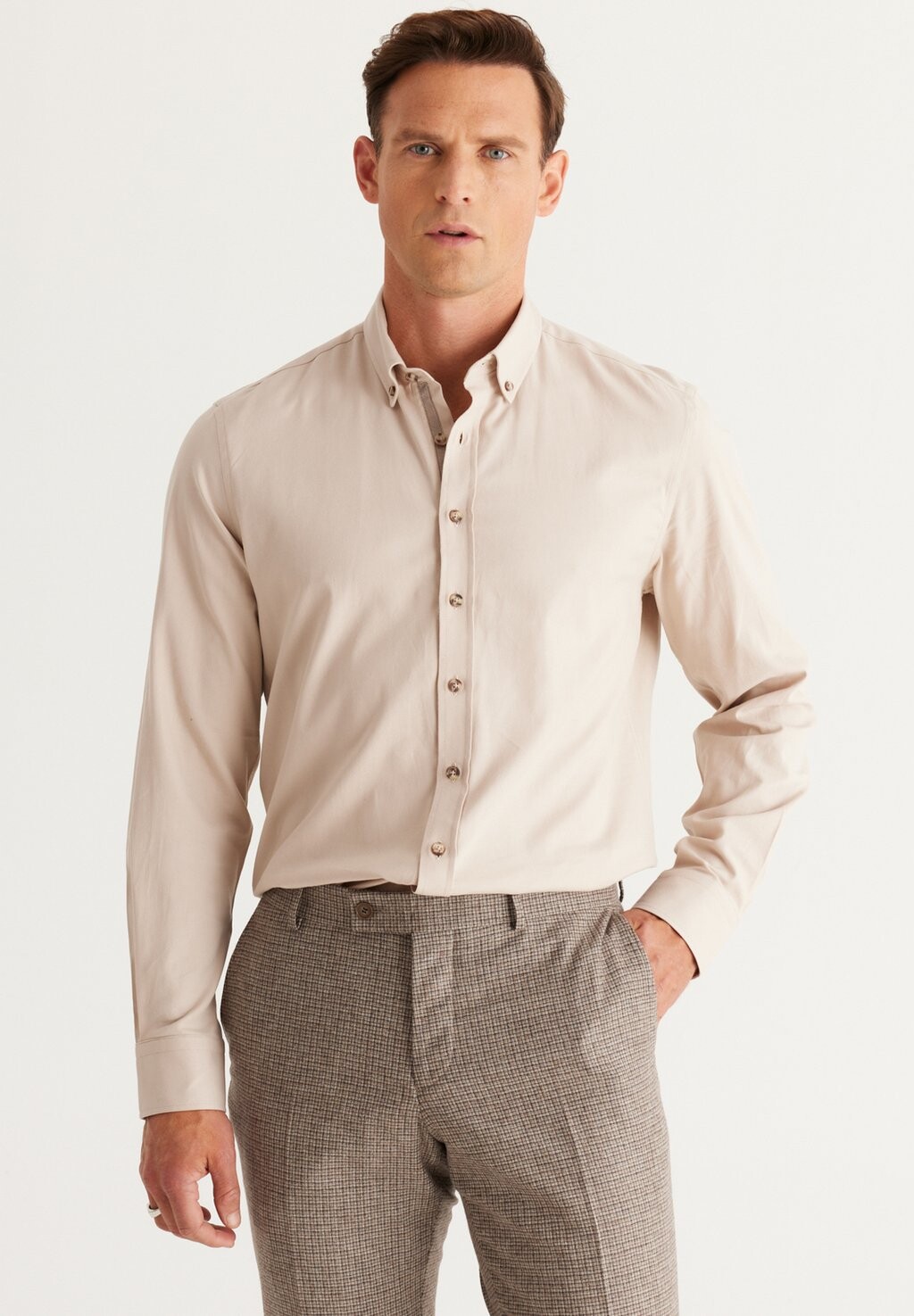 

Рубашка GABARDINE AC&CO / ALTINYILDIZ CLASSICS, цвет Slim Fit Shirt-Gabardine