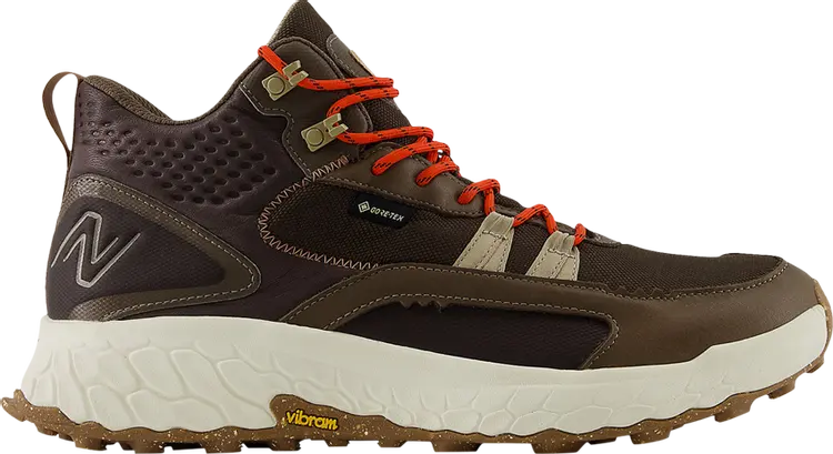 

Кроссовки Fresh Foam X Hierro Mid GORE-TEX 4E Wide 'Dark Mushroom', коричневый
