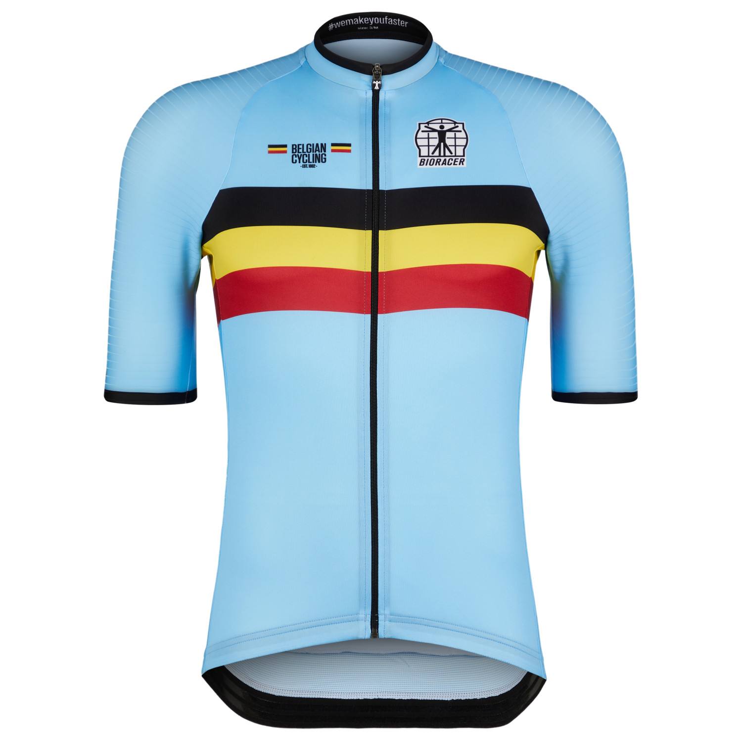 Велосипедный трикотаж Bioracer Belgium Icon Classic Jersey, цвет Belgium