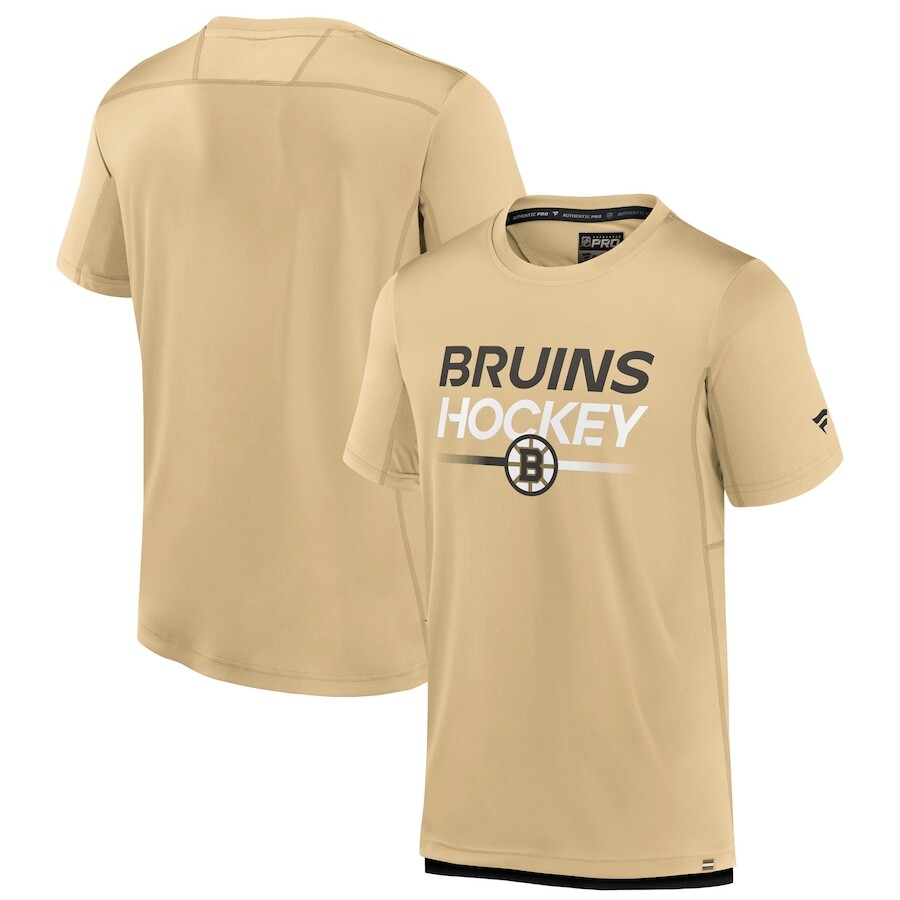 

Футболка с коротким рукавом Fanatics Branded Boston Bruins, золотой