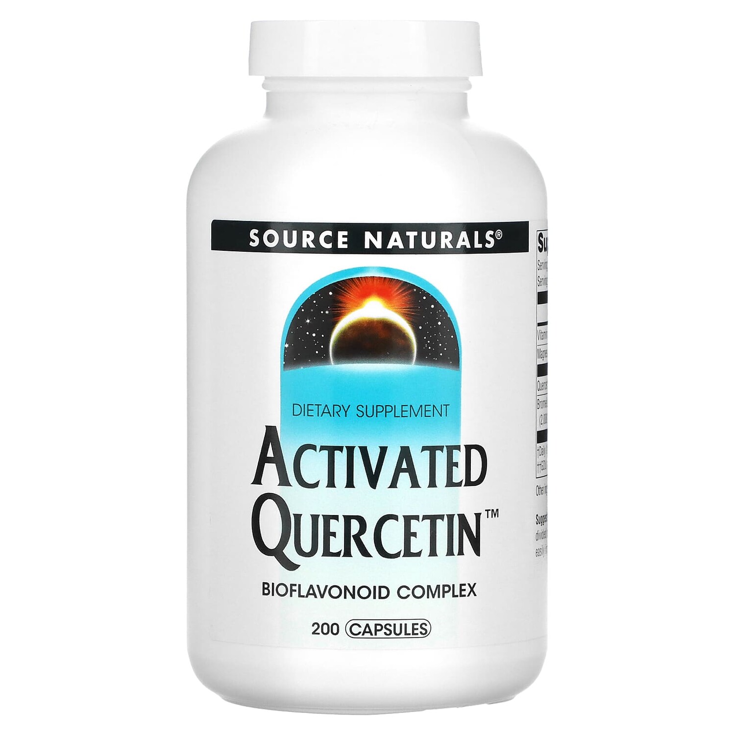 

Активированный кверцетин, 200 капсул, Source Naturals