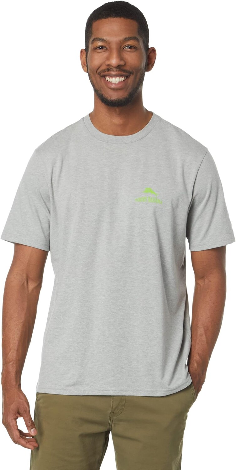 

В футболке с рюшами Tommy Bahama, цвет Grey Heather