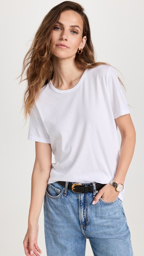

Футболка Jenni Kayne Cotton Basic, белый