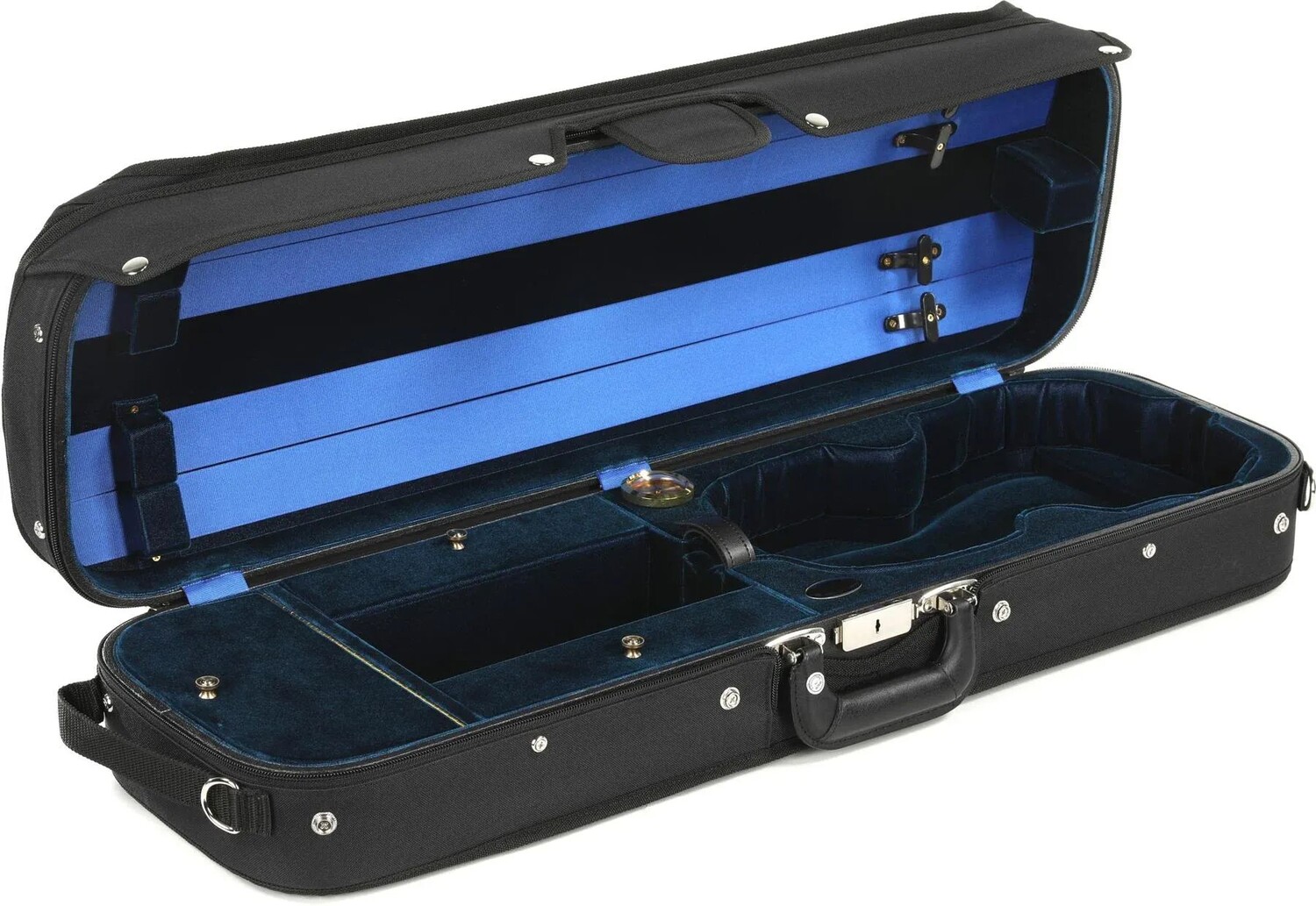 

Футляр для скрипки Bobelock B1017 Hill Style 4/4 — черный с синей внутренней частью