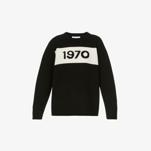 

Джемпер оверсайз 1970-х годов из шерсти Bella Freud, черный