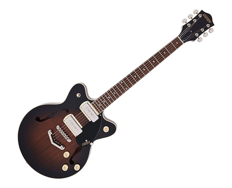 

Электрогитара Gretsch G2655-P90 Streamliner Center Block Jr. DC P90 - Brownstone