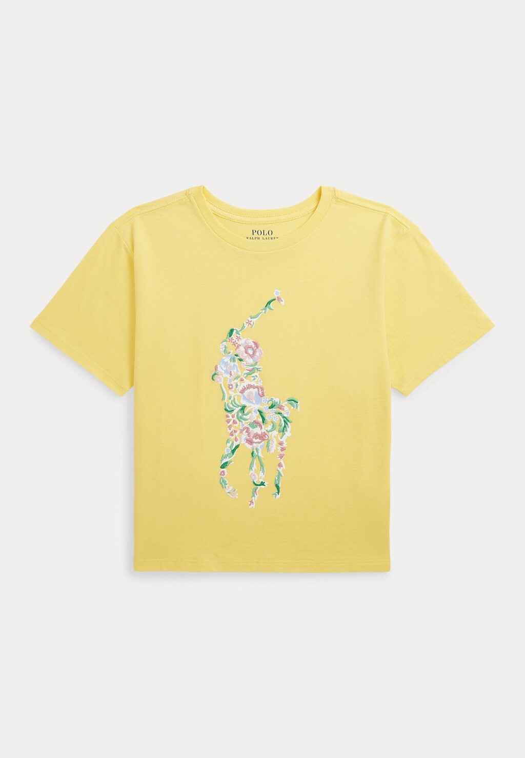 

Футболка с принтом Tee Polo Ralph Lauren, желтый