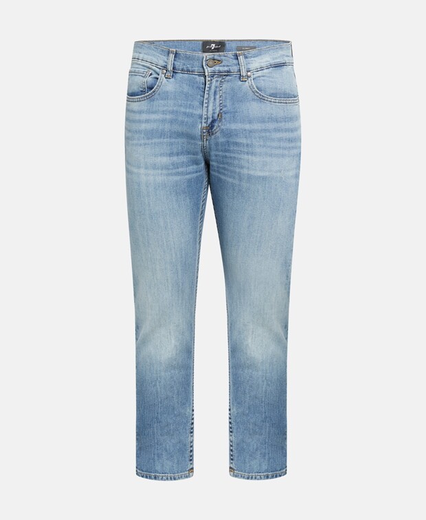 

Прямые джинсы 7 for all Mankind, цвет Slate Blue
