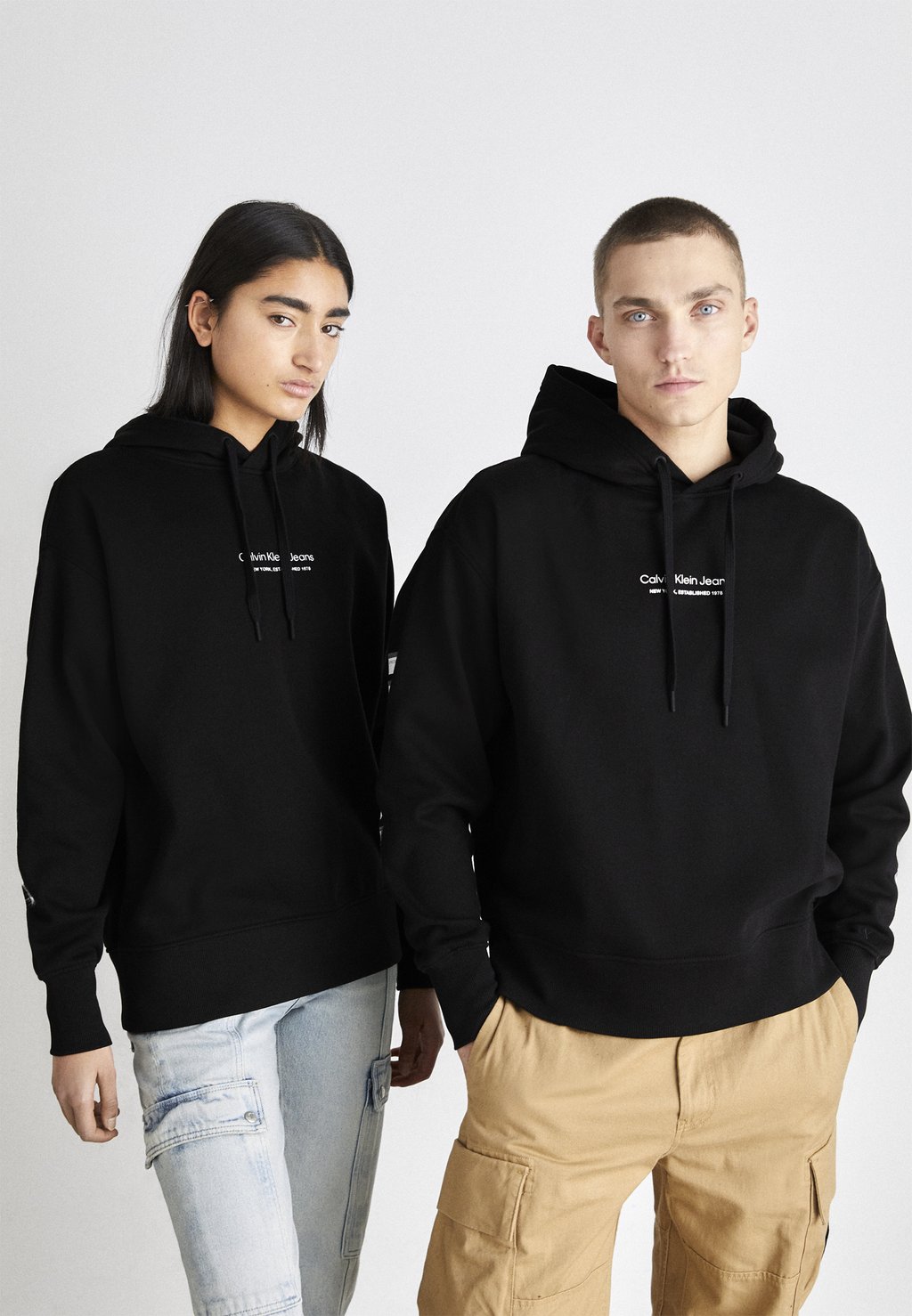 

Толстовка Illusion Logo Hoodie Unisex Calvin Klein Jeans, черный