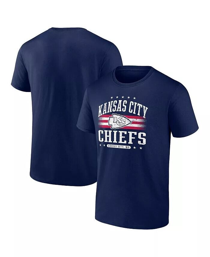 

Мужская футболка Kansas City Chiefs Big Tall Americana Fanatics, синий