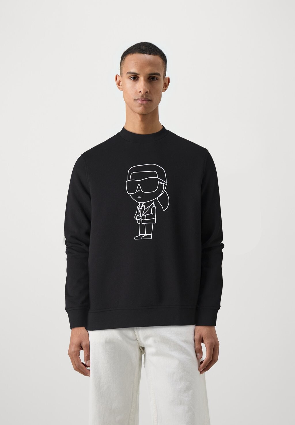 

Спортивный свитер CREWNECK KARL LAGERFELD, черный