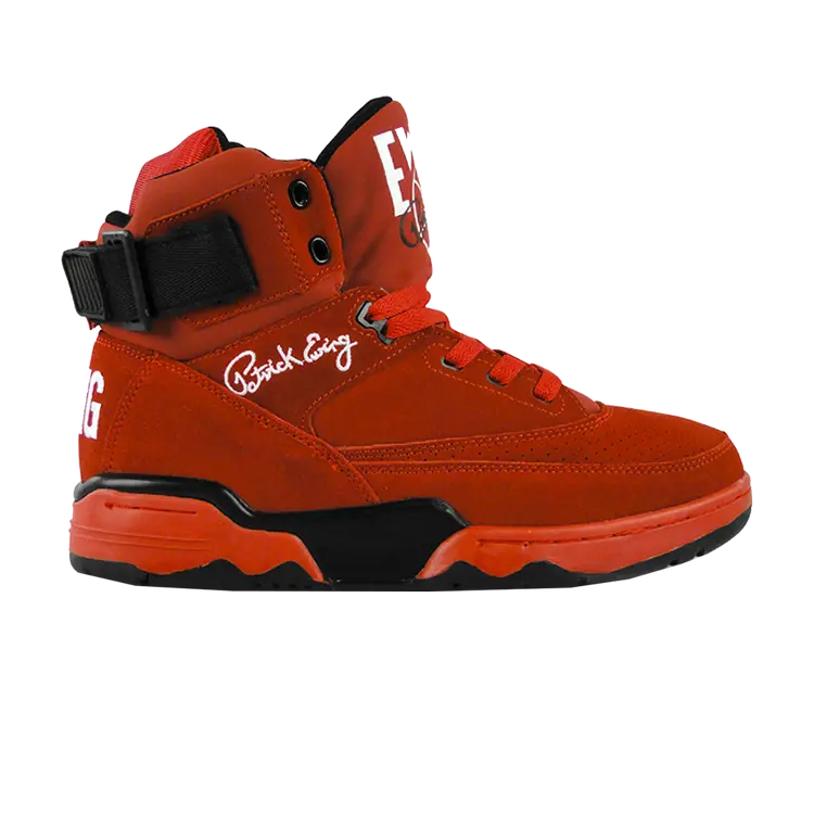 Кроссовки Ewing 33 Hi 'Red Black White', красный кроссовки ewing kross black red