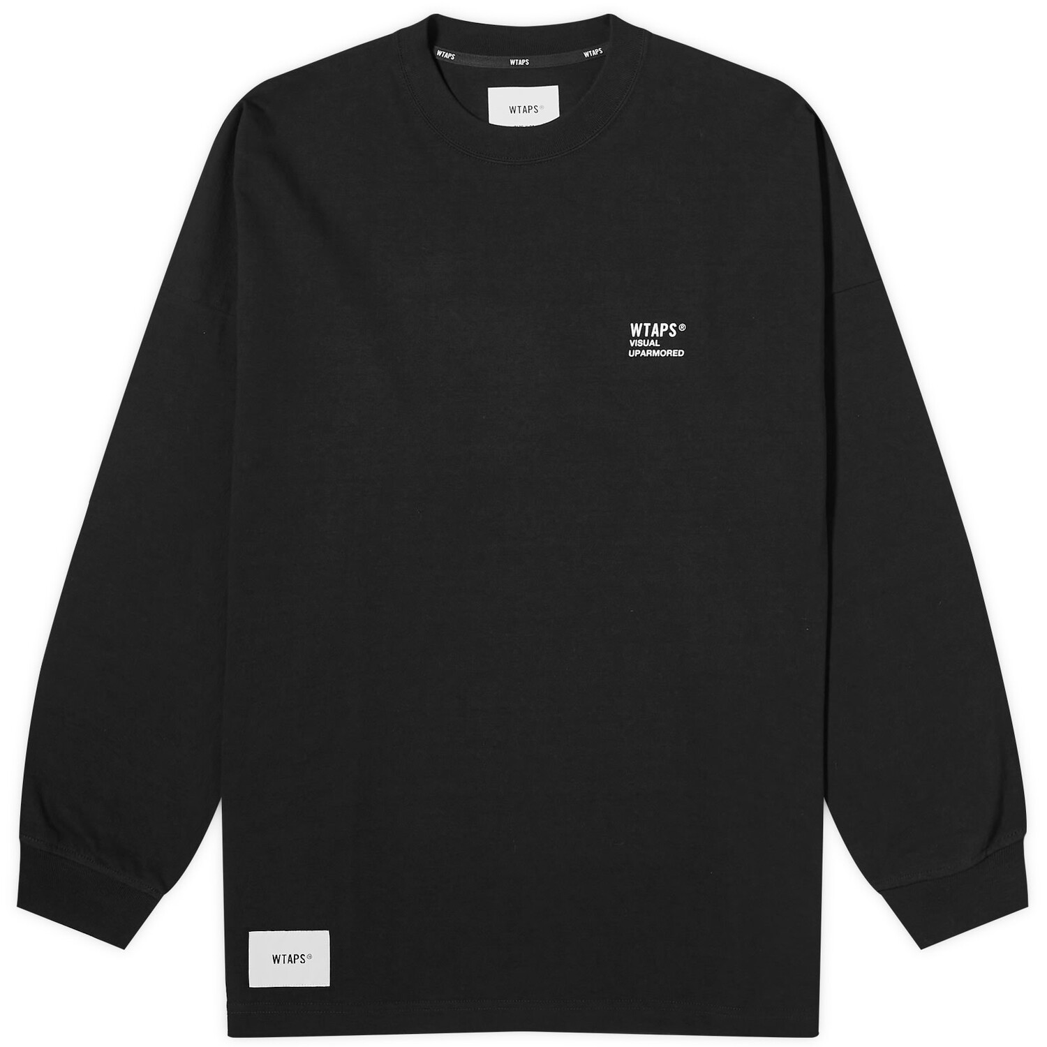 

Лонгслив Wtaps 20 Long Sleeve Printed T-Shirt, черный